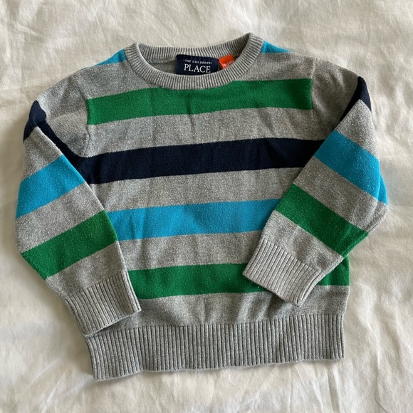 Children’s Place Striped Sweater - Picture 4 of 7